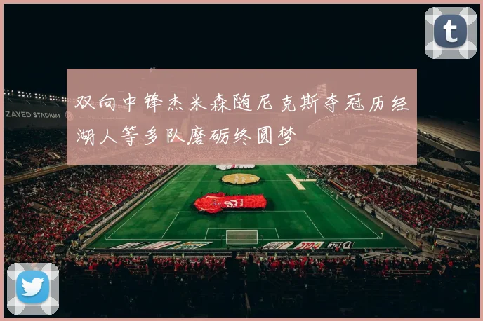 双向中锋杰米森随尼克斯夺冠历经湖人等多队磨砺终圆梦